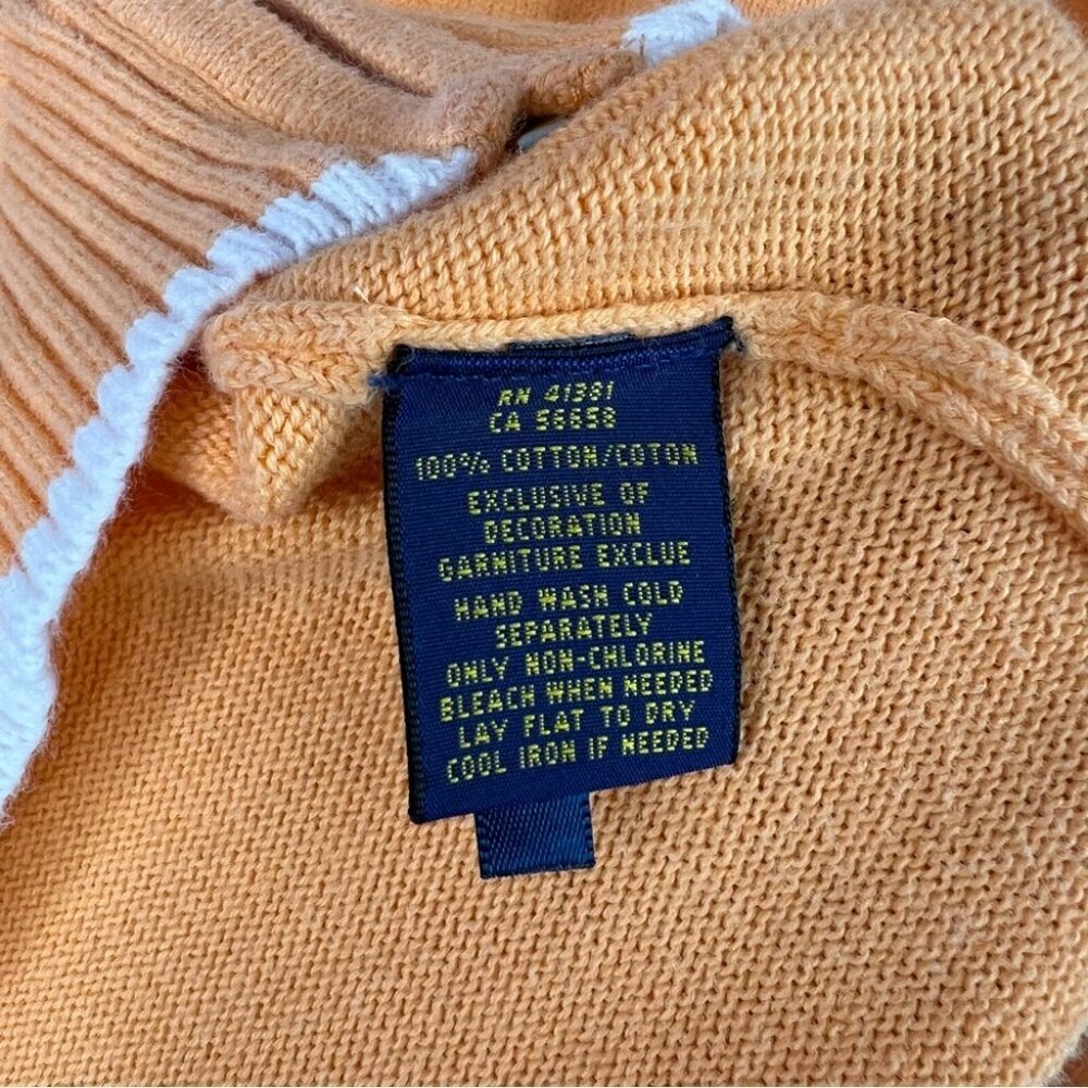 Ralph Lauren polo golf zip up sweater Zip-Up Sweater in Orange - Picture 6 of 7